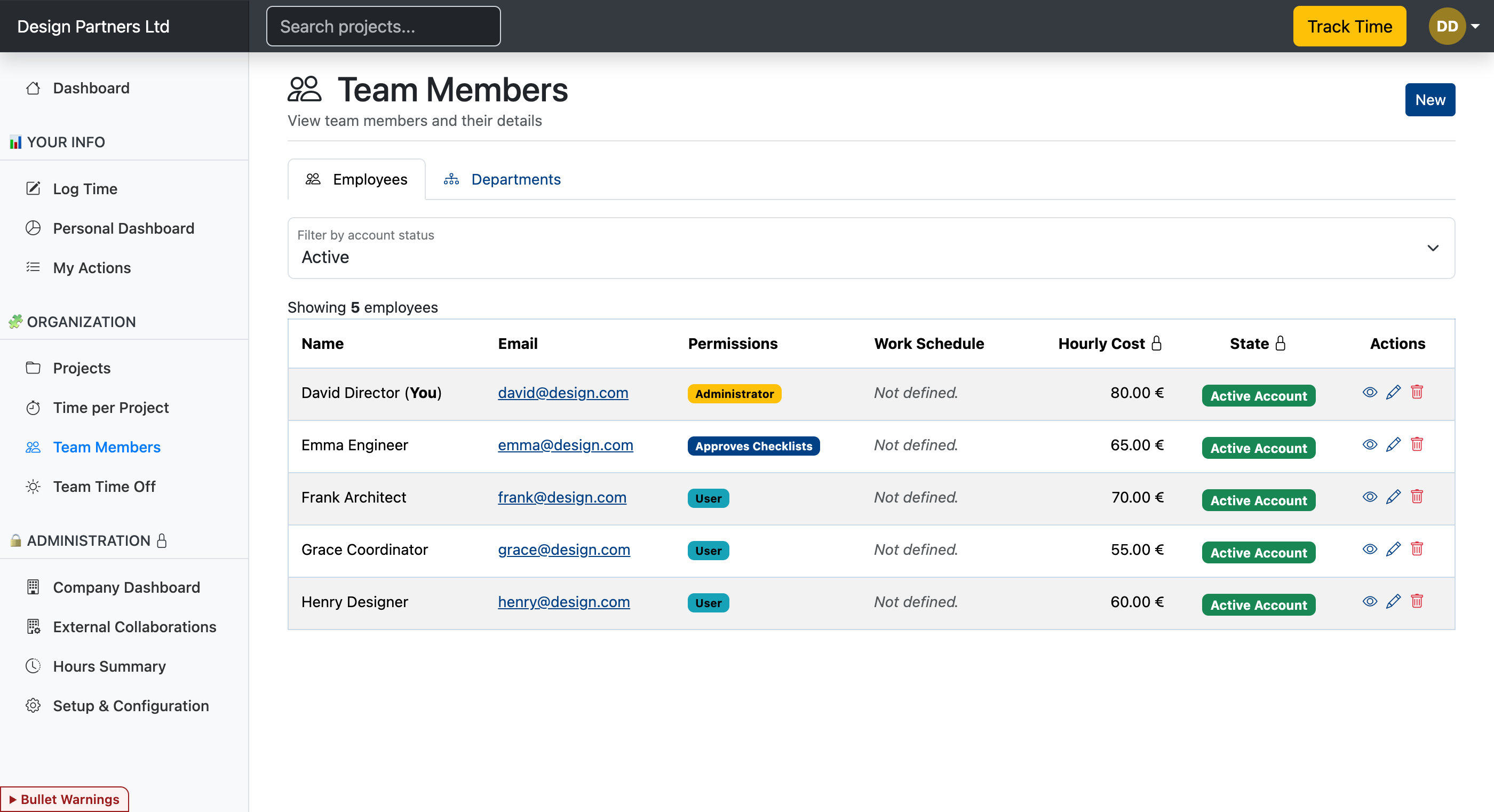 Employee & Workload Management