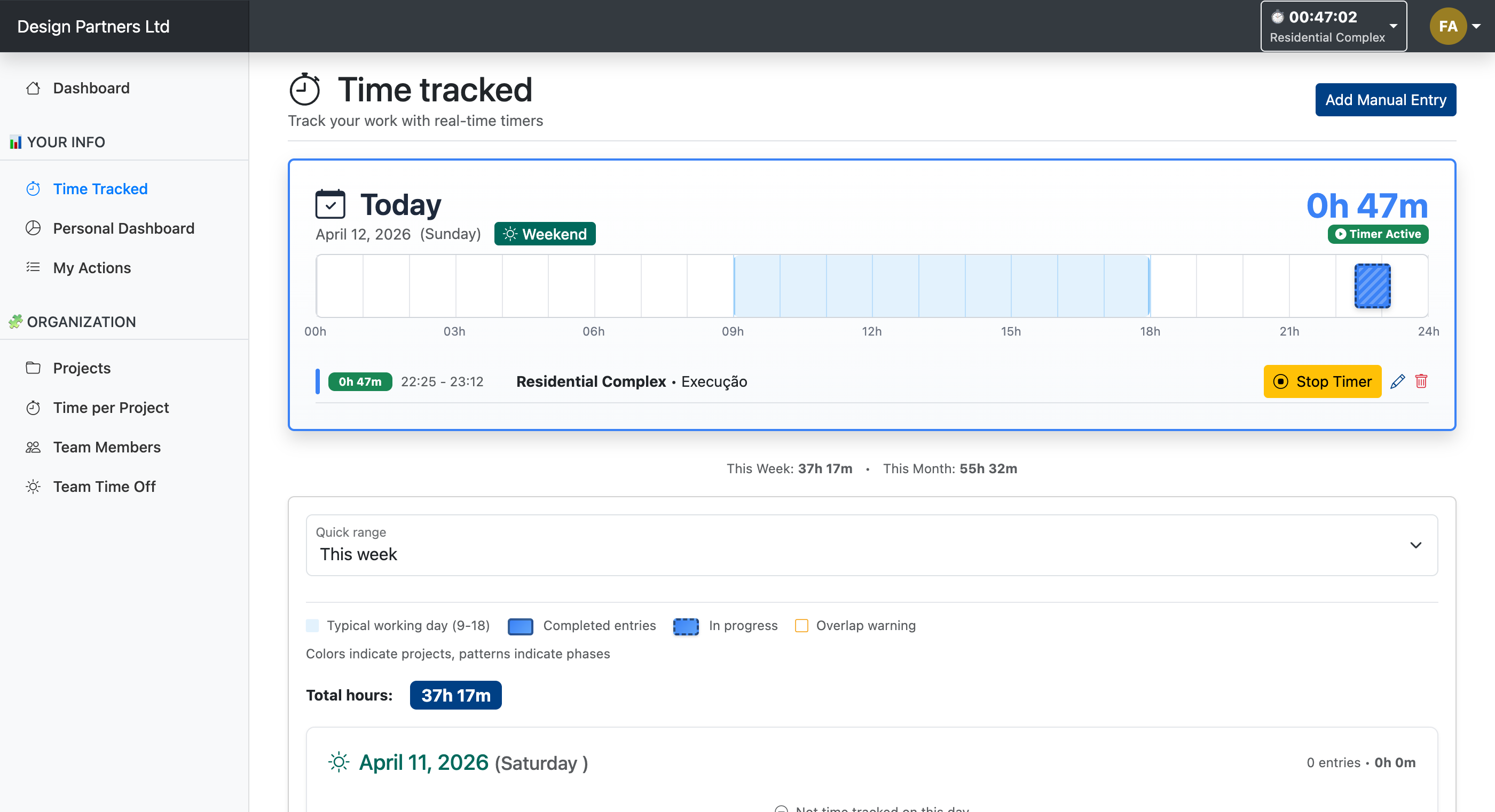 Real-time Timer